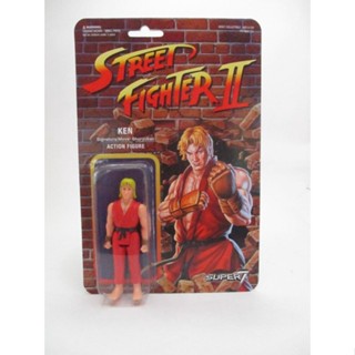 Super7 CAPCOM STREET FIGHTER II ชุดฟิกเกอร์ สีแดง