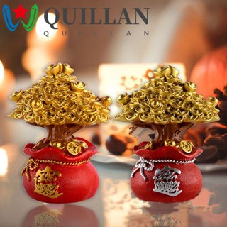 Quillan กระถางธูปฮวงจุ้ยฟาย สีเงิน ทอง ขนาดเล็ก สําหรับตกแต่งบ้าน รถยนต์ ออฟฟิศ วันปีใหม่