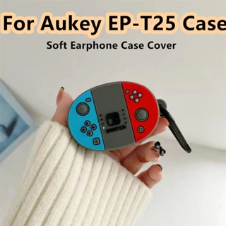 【พร้อมส่ง】เคสหูฟัง แบบนิ่ม ลายการ์ตูนน่ารัก สําหรับ Aukey EP-T25 EP-T25