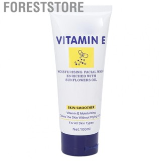 Foreststore Moisturizing Facial   Delicate Foam Brighten Skin  Vitamin E Face Wash  for Skin Care