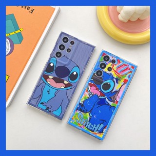 เคสโทรศัพท์มือถือแบบนิ่ม ลายการ์ตูน Stitch น่ารัก สําหรับ Samsung S23 S22 S10 S21 S20 Note 10 Plus 20 Ultra S20 S21 FE 5G