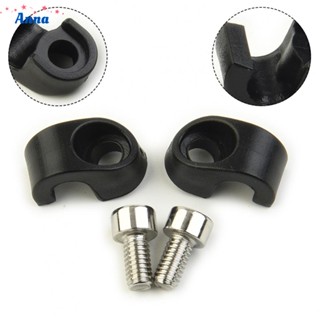 【Anna】Brake Guide 2pcs Black Brake Cable Brake Housing Cable Guide Hose Clamp