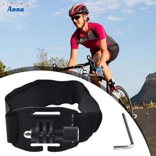 【Anna】Head Light Mount Plastic Torch Lamp Rack Bicycle Accessories Black Brand New