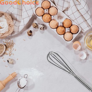 【Good】Manual Egg Beater Easy To Clean Kitchen Supplies Stainless Steel Stir Beat【Ready Stock】