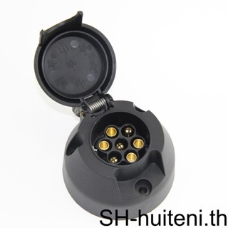 อะแดปเตอร์แปลงปลั๊กพ่วง 7 Pin 12V สไตล์ยุโรป สําหรับรถตู้ รถบ้าน