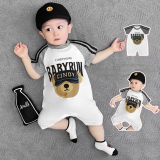 Ins ฤดูร้อน ใหม่ เด็กทารก เด็กผู้หญิง แขนสั้น บอดี้สูท 0-24 …