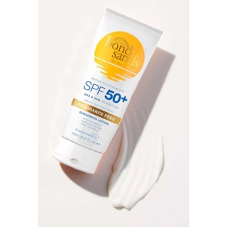 Bondi Sands Fragrance Free Face Sunscreen Lotion SPF 50+ | Gentle Formula + with 100ml