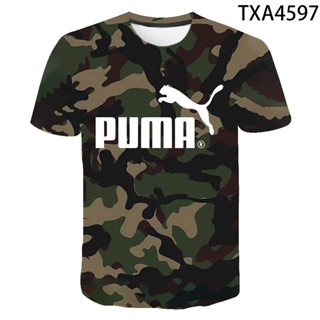 เสื้อยืดคอกลม แขนสั้น พิมพ์ลายโลโก้ PUBMA 3D สีดํา พลัสไซซ์ 3XL 4XL แฟชั่นฤดูร้อน สําหรับผู้ชาย และผู้หญิง 2023