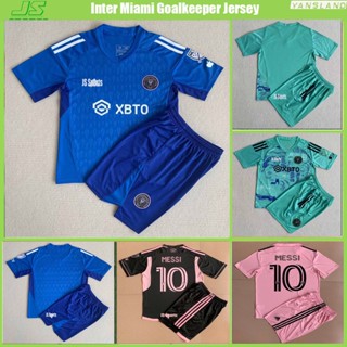 เสื้อกีฬาผู้รักษาประตู Inter Miami สําหรับเด็ก และผู้ใหญ่