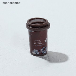 Huarickshine^^ แก้วกาแฟเรซิ่น สเกล 1:12 น่ารัก ขนาดเล็ก สําหรับตกแต่งบ้านตุ๊กตา 5 ชิ้น