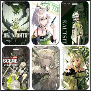 ป้ายชื่อ ลายการ์ตูนอนิเมะ Arknights Kaltsit DIY สําหรับนักเรียน บัตรประจําตัว บัตรรถบัส บัตรธนาคาร