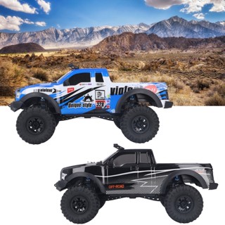 Good Work RC Crawler 1/10 Scale 2.4GHz 4WD ไฟ LED 1500mAh 15 กม./ชม.ยางรถยนต์ รถปีนเขาพร้อมแบตเตอรี่ 2 ก้อนสำหรับเด็กผู้ใหญ่