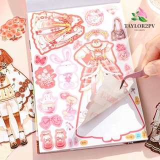 Taylor2pv สติกเกอร์ ลายเจ้าหญิง Make Your Own Princess Kawaii สําหรับตกแต่งสมุด DIY