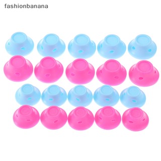 [fashionbanana] โรลม้วนผม ยางซิลิโคนนิ่ม ไม่มีความร้อน 10 ชิ้น