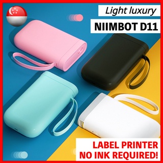 D11 Niimbot เครื่องพิมพ์ฉลากเลเซอร์ บลูทูธ แบบพกพา ไร้หมึก สําหรับ Android IOS