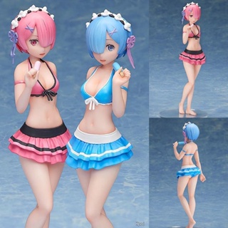 9.9 เหนื่อยมากตุ๊กตาฟิกเกอร์ รูปไอศกรีม Ramrem Rem ชุดว่ายน้ํา คุณภาพสูง KG39