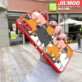 เคสโทรศัพท์มือถือ ซิลิโคนแข็ง บาง กันกระแทก ลายการ์ตูนแมวน่ารัก สําหรับ VIVO V11i Z3 Z3i