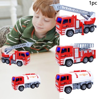 รถของเล่นมีเสียงไฟฉีดน้ำได้,รถดับเพลิง,รถบรรทุก,รถตักดิน Fire truck toy