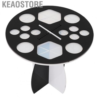 Keaostore Makeup Brush Drying Stand Black White Rack for