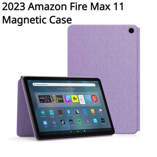 เคสแท็บเล็ต หนัง PU แบบพับได้ ตั้งได้ สําหรับ Amazon Fire Max 11 (2023) 11.0 นิ้ว Fire Max 11 Protetive