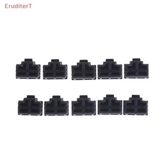 [EruditerT] 10 ชิ้น พอร์ตฮับอีเธอร์เน็ต สีดํา RJ45 ฝาครอบป้องกันฝุ่น ปลั๊ก [ใหม่]