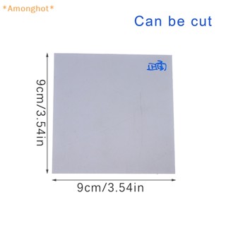 Amonghot&gt; ใหม่ ฟิล์มโพลาไรซ์ หน้าจอ LCD 9*9 ซม. สําหรับรถยนต์ โทรศัพท์มือถือ 2 ชิ้น