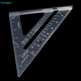 Epmn&gt; ไม้โปรแทรกเตอร์ความเร็ว อลูมิเนียมอัลลอย ทรงสามเหลี่ยม สําหรับช่างไม้