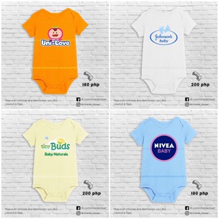 ปรับแต่งสําหรับพิมพ์โลโก้ทารกบน Baby ONESIE (Unilove, Johnsons Baby, Tiny Buds, Nivea Baby) DMPX