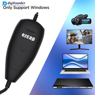 Digifounder Ezcap172 ตัวแปลงวิดีโออนาล็อก USB จาก VHS 8 มม. Ezcap 172 E5X1