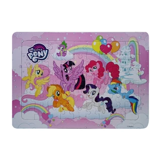 Jigsaw Puzzle 54 ชิ้น แผ่นขนาด L My Little Pony ตัวต่อจิ๊กซอว์มายลิตเติ้ลโพนี่พร้อมถาดรอง ของเล่นเสริมทักษะ Bongkoch ...