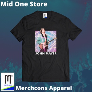 oversize T-shirt Mod2220 เสื้อยืด พิมพ์ลาย MAYER BAND TAG MERCHCONS SIZE Outside DISTRO Music สําหรับผู้ชาย S-5XL