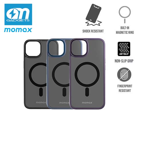 Momax CPAP22 เคสป้องกันแม่เหล็กไฮบริดกันกระแทกสําหรับ lPhone 14 - โปร่งใส