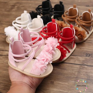 Babyclothes- รองเท้าแตะลําลอง พื้นนิ่ม กันลื่น ลายดอกไม้ สไตล์เจ้าหญิง สําหรับเด็กผู้หญิง