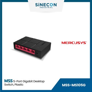 Mercusys เมอร์คิวซิส รุ่น MS105G สวิตซ์ 5-Port Gigabit Desktop Switch, Plastic