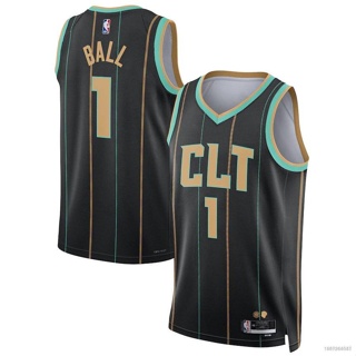 เสื้อกีฬาบาสเก็ตบอล NP2 22-23 NBA Jersey Charlotte Hornets พลัสไซซ์ สําหรับผู้ชาย และผู้หญิง PN2