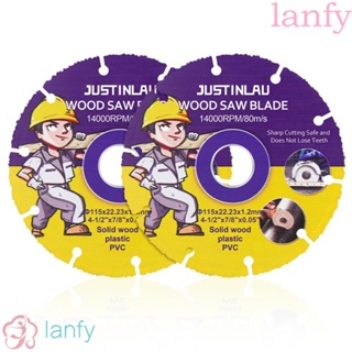 Lanfy ใบเลื่อยวงเดือน อะลูมิเนียมอัลลอย ขนาด 105 มม. สําหรับตัดไม้