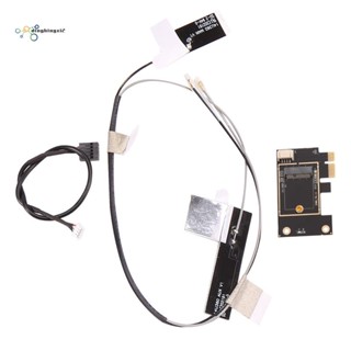 อะแดปเตอร์การ์ดเครือข่ายไร้สาย M.2 Wifi M2 NGFF Key a E เป็น PCI Express PCI-E 1X NGFF รองรับ 2230 สําหรับ AX200 9260AC 8265AC