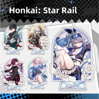 Honkai: โมเดลฟิกเกอร์อะคริลิค รูปการ์ตูนอนิเมะ Star Rail Kafka March 7th สําหรับตกแต่งบ้าน