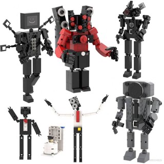 Skibidi บล็อคตัวต่อชักโครก ฟิกเกอร์ Minifigure Speakerman Bosses Camera Man Monitor Man TV Man ของเล่นสําหรับเด็ก