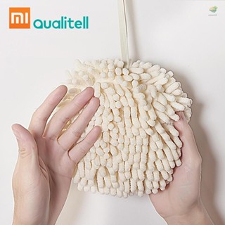  Qualitell ผ้าขนหนูเช็ดมือ ผ้าขนหนูนุ่ม แห้งเร็ว ดูดซับน้ําได้ดี ป้องกันแบคทีเรีย สําหรับบ้าน
