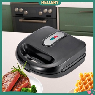 [HelleryTH] เครื่องทําวาฟเฟิล 750W ขนาดกะทัดรัด สําหรับชีส แซนวิช ขนมขบเคี้ยว