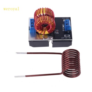 Weroyal บอร์ดเหนี่ยวนําความร้อน DC 5-12V 120W Mini ZVS DIY