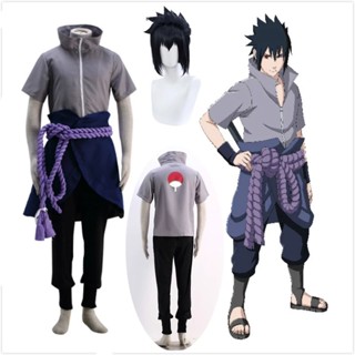 ชุดคอสเพลย์ นารูโตะ Uchiha Sasuke Shippuden และกางเกงเบลเซอร์ สําหรับปาร์ตี้ฮาโลวีน