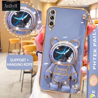 Andyh เคสโทรศัพท์มือถือ ลายนักบินอวกาศ 3D พร้อมสายคล้อง สําหรับ Huawei Y9S Y7A Y6P 2020