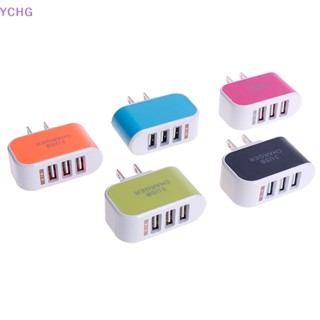 Ychg อะแดปเตอร์ชาร์จโทรศัพท์มือถือ 5V 3.1A ปลั๊ก US