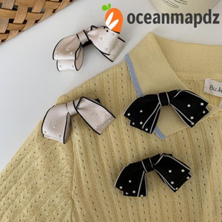 OCEANMAPDZ กิ๊บติดผม ประดับโบว์ ด้านข้าง สไตล์หวานแหวว สําหรับผู้หญิง