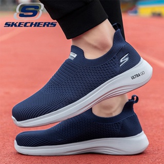 Skechers_ ULTRA GO รองเท้าผ้าใบลําลอง ผ้าตาข่าย ระบายอากาศ ดูดซับแรงกระแทก เหมาะกับการวิ่งกลางแจ้ง สําหรับผู้ชาย และผู้หญิง