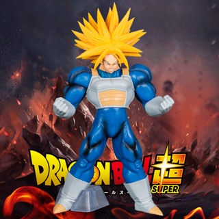 โมเดลฟิกเกอร์ PVC รูปปั้นอนิเมะ Dragon Ball Z Muscle Torankusu Trunks Super Saiyan ขนาด 25 ซม. เหมาะกับของขวัญ ของเล่นสําหรับเด็ก และผู้ใหญ่