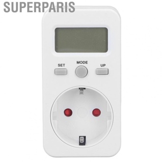 Superparis Electricity Usage   Easy Installation Energy Meter EU Plug 230V LCD Display Simple Operation for Home