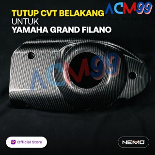 ฝาครอบด้านหลัง แบบคาร์บอน สําหรับ Yamaha Grand Filano Nemo